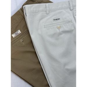 Polo Ralph Lauren Tyler Shorts Men's SZ 36 Light &‎ Dark Khaki Dress Golf Shorts